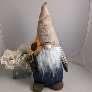 RAE DUNN Happy Fall Y'all Sunflower GNOME